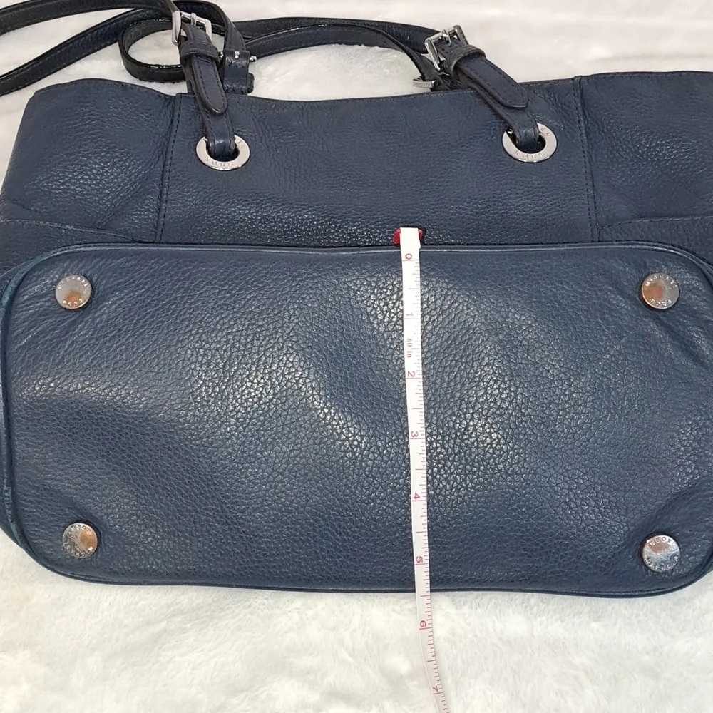 Michael Kors- Authentic Navy Leather Bag